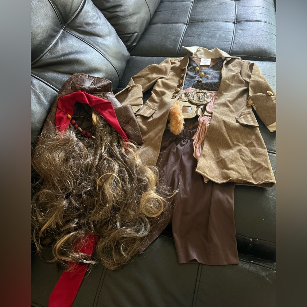Jack sparrow toddlers costume
